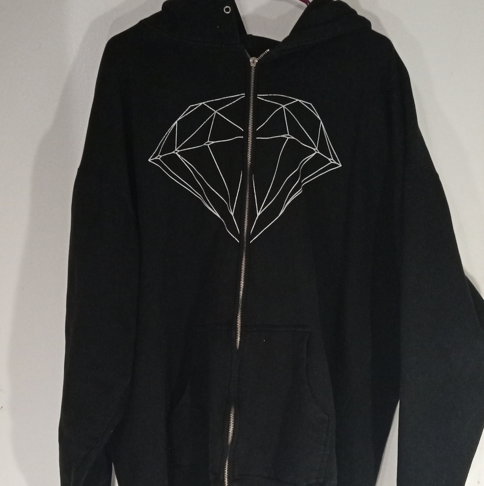Vintage Diamond Supply Zip Hoodie